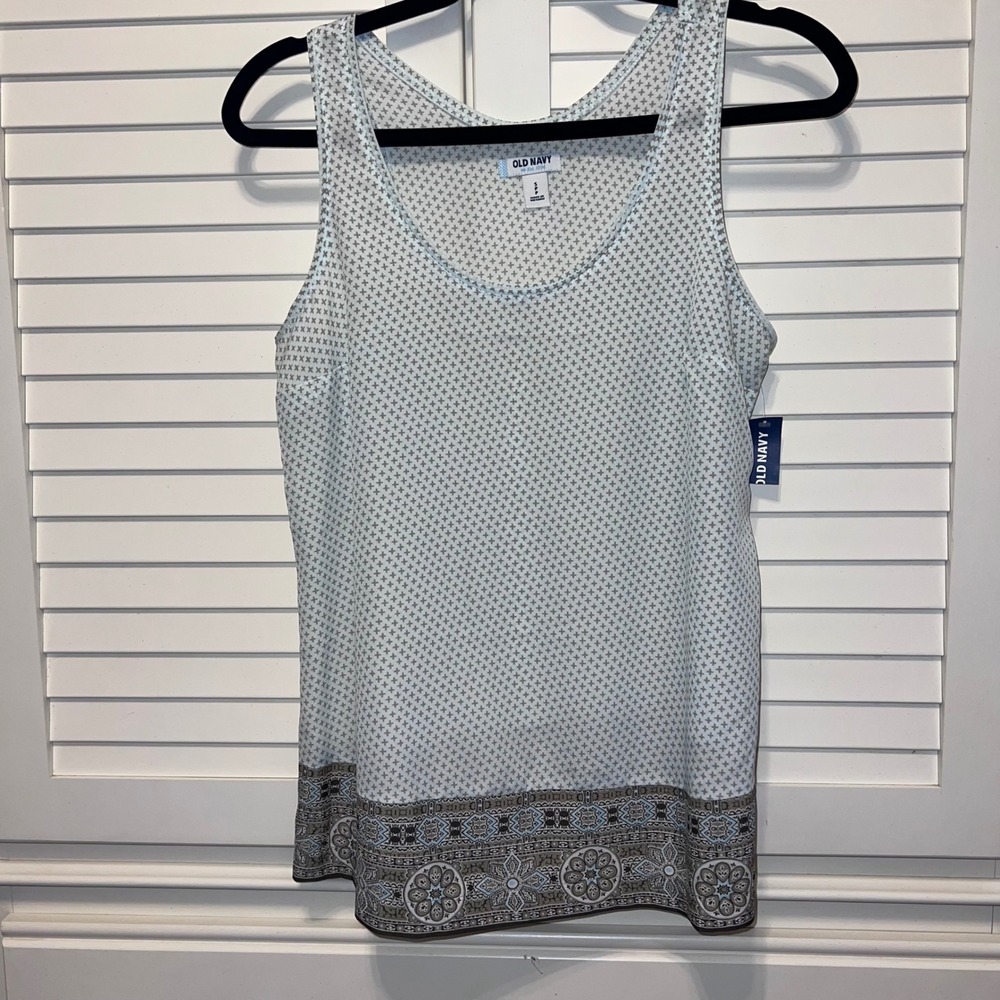 Sheer breezy tank for a hot summer day, nighttime‎ outdoors